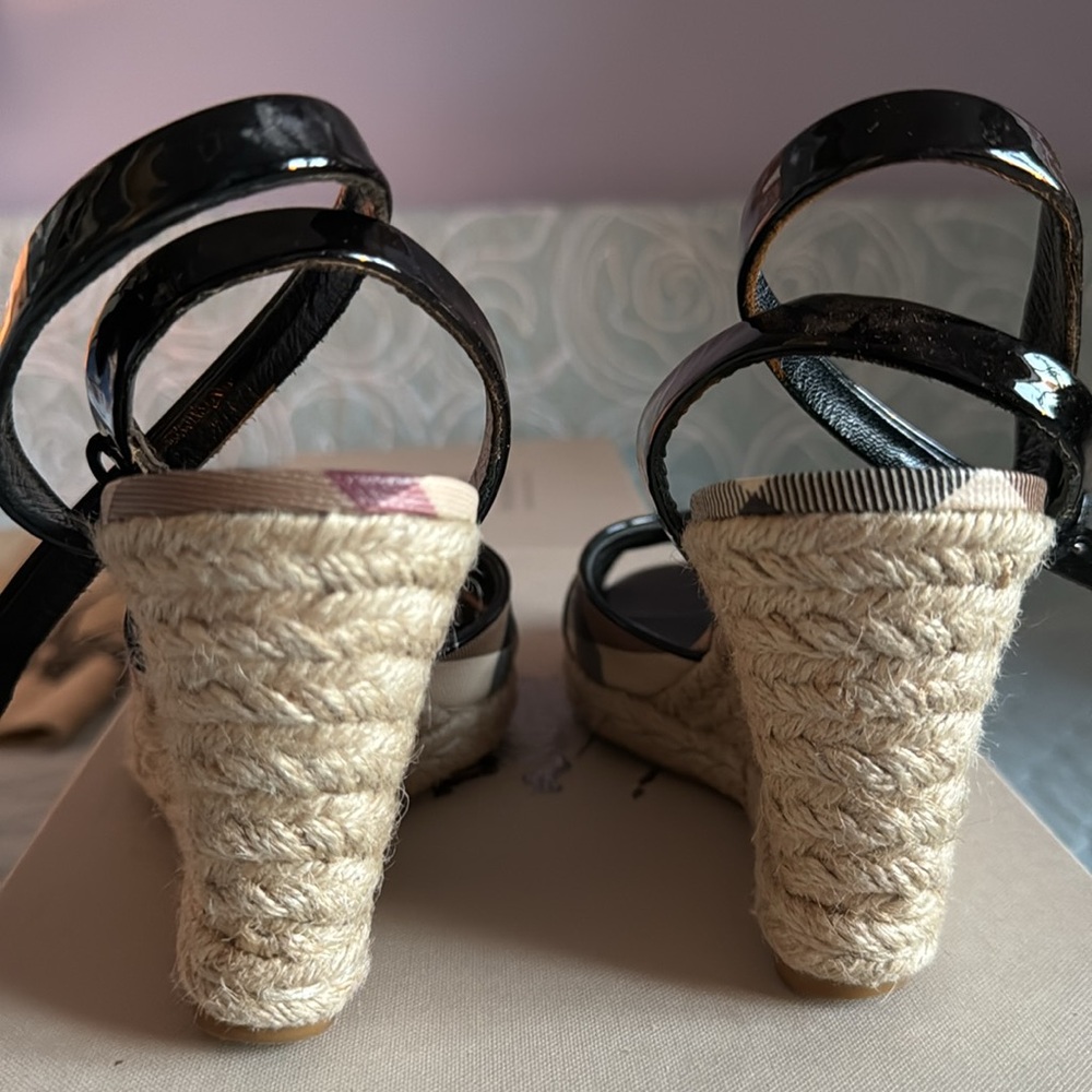 Burberry Black Criss Cross Espadrille - Picture 6 of 9